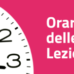 ORARIO DELLE LEZIONI DAL 30 SETTEMBRE AL 4 OTTOBRE 2024